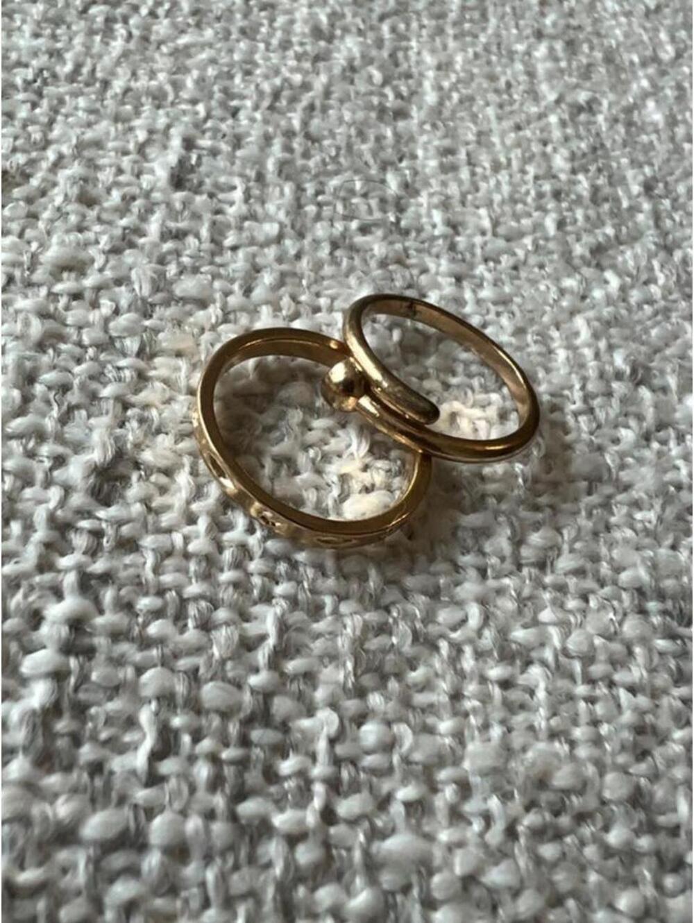 Gold Tone Design Ring